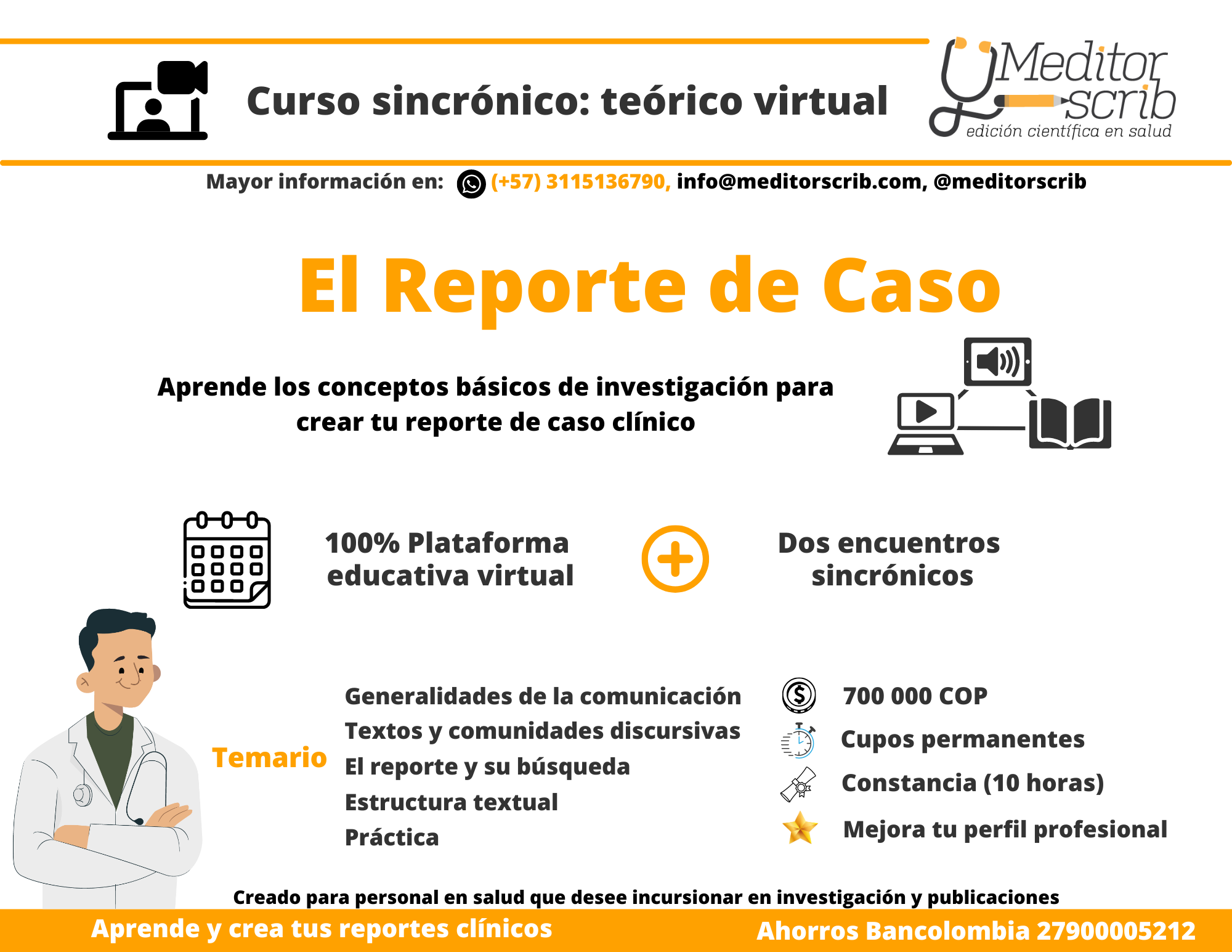 Curso El Reporte de Caso